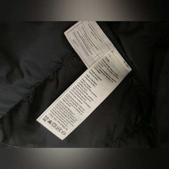 Eddie Bauer Puffer Jacket Coat Mens Size L Black Full Zip Down Filled EB650 - Picture 9 of 9